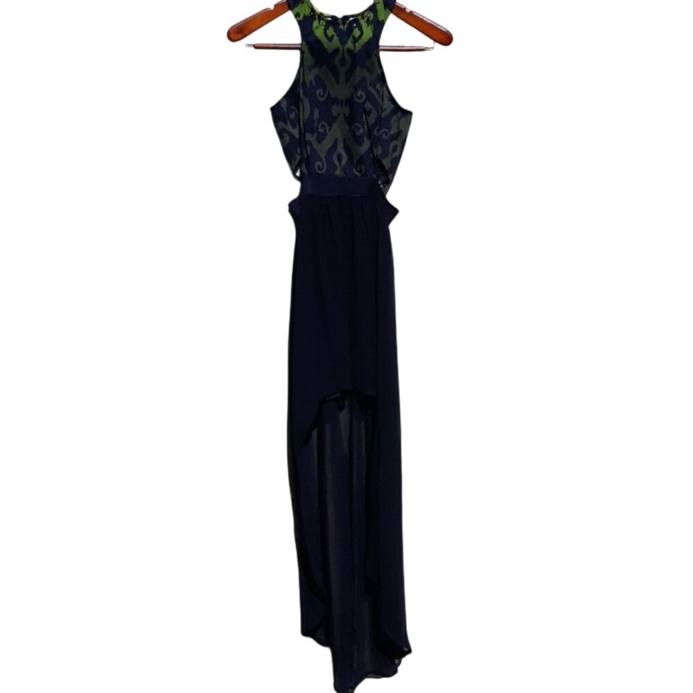 High Low‎ Dress Peekaboo Hips Racerback Sz XS